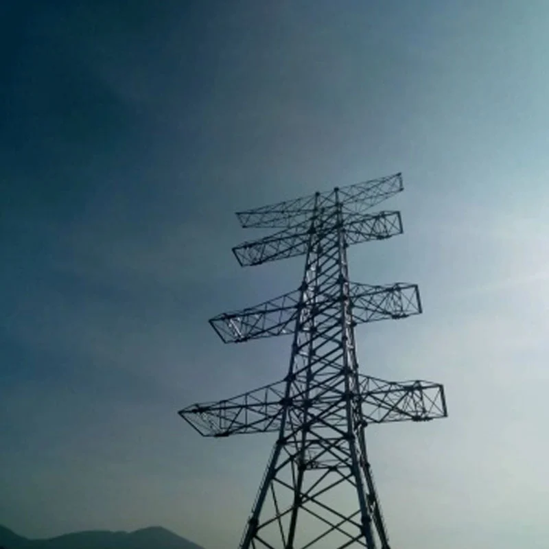 Stalowa wieża kratowa 220 kV z podwójnym obwodem